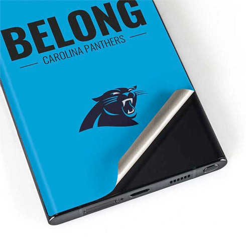 NFL Carolina Panthers Team Motto Galaxy S22 Ultra Skin