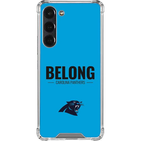 NFL Carolina Panthers Team Motto Galaxy S23 Plus Clear Case