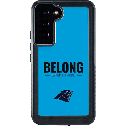 NFL Carolina Panthers Team Motto Galaxy S23 Plus Waterproof Case