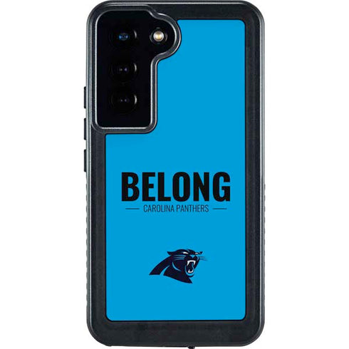 NFL Carolina Panthers Team Motto Galaxy S23 Waterproof Case