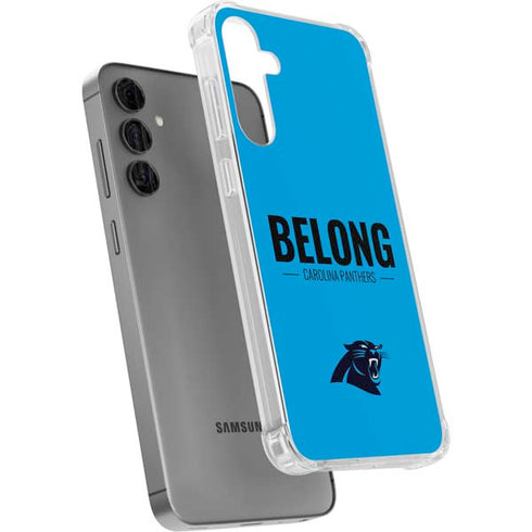NFL Carolina Panthers Team Motto Galaxy S24 Plus Clear Case