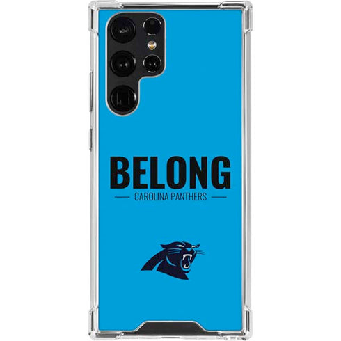 NFL Carolina Panthers Team Motto Galaxy S24 Ultra Clear Case