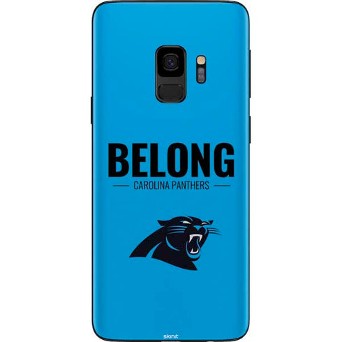 NFL Carolina Panthers Team Motto Galaxy S9 Skin