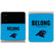NFL Carolina Panthers Team Motto Galaxy Z Flip4 5G Skin