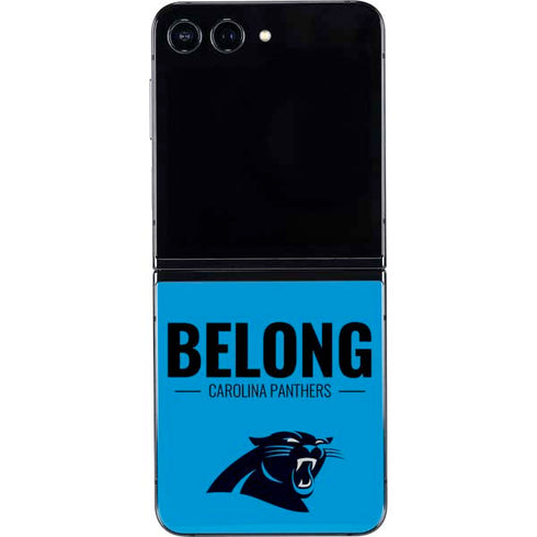 NFL Carolina Panthers Team Motto Galaxy Z Flip5 5G Skin