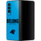 NFL Carolina Panthers Team Motto Galaxy Z Fold3 5G Skin