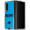 NFL Carolina Panthers Team Motto Galaxy Z Fold4 5G Clear Case