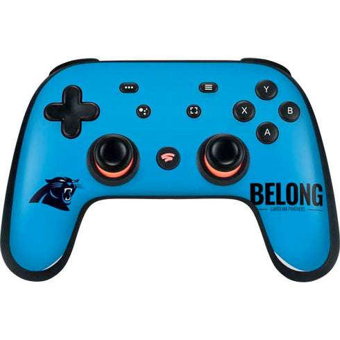 NFL Carolina Panthers Team Motto Google Stadia Controller Skin