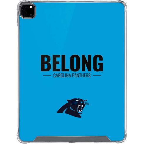 NFL Carolina Panthers Team Motto iPad Pro 12.9in (2020) Clear Case