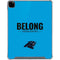 NFL Carolina Panthers Team Motto iPad Pro 12.9in (2020) Clear Case