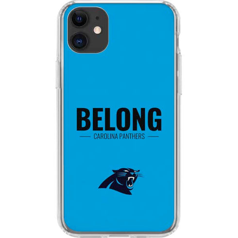 NFL Carolina Panthers Team Motto iPhone 11 Clear Case