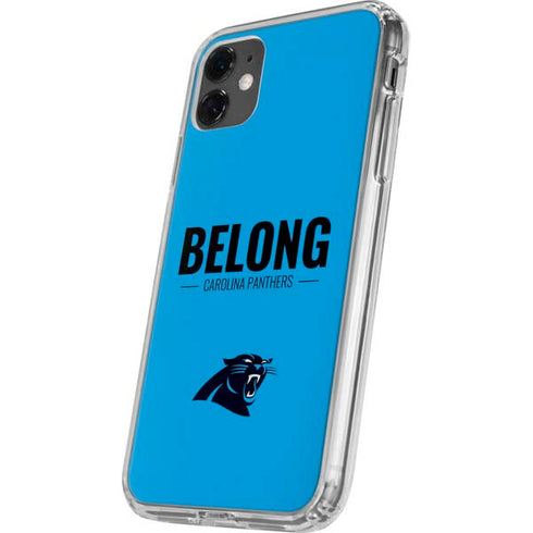 NFL Carolina Panthers Team Motto iPhone 11 Clear Case