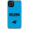 NFL Carolina Panthers Team Motto iPhone 11 Pro Clear Case