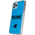 NFL Carolina Panthers Team Motto iPhone 11 Pro Clear Case