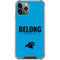 NFL Carolina Panthers Team Motto iPhone 11 Pro Max Clear Case