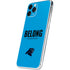 NFL Carolina Panthers Team Motto iPhone 11 Pro Skin