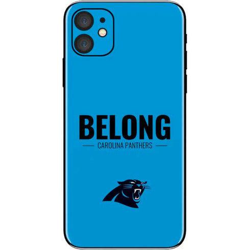 NFL Carolina Panthers Team Motto iPhone 11 Skin