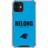 NFL Carolina Panthers Team Motto iPhone 12 Mini Clear Case