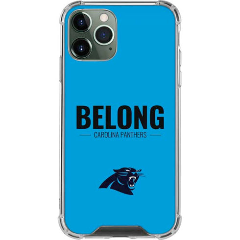 NFL Carolina Panthers Team Motto iPhone 12 Pro Max Clear Case
