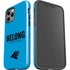 NFL Carolina Panthers Team Motto iPhone 12 Pro Max Impact Case