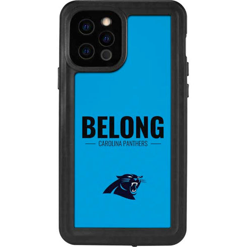 NFL Carolina Panthers Team Motto iPhone 12 Pro Waterproof Case