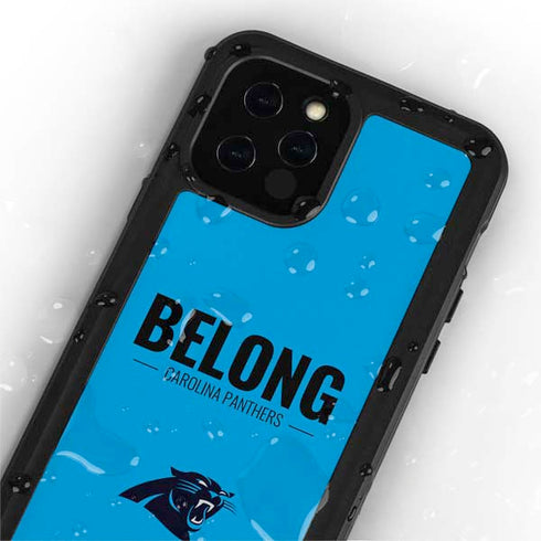 NFL Carolina Panthers Team Motto iPhone 12 Pro Waterproof Case