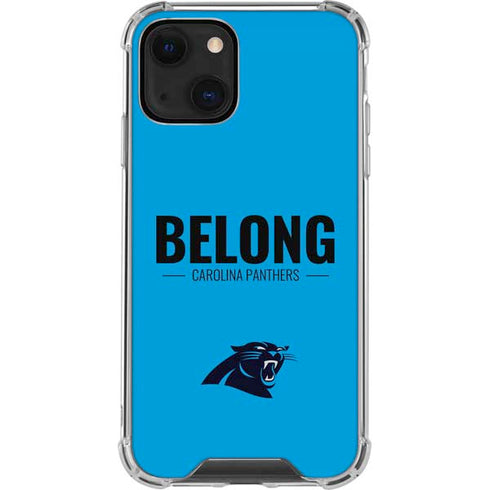NFL Carolina Panthers Team Motto iPhone 13 Clear Case