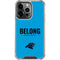 NFL Carolina Panthers Team Motto iPhone 13 Pro Clear Case