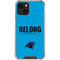 NFL Carolina Panthers Team Motto iPhone 14 Clear Case