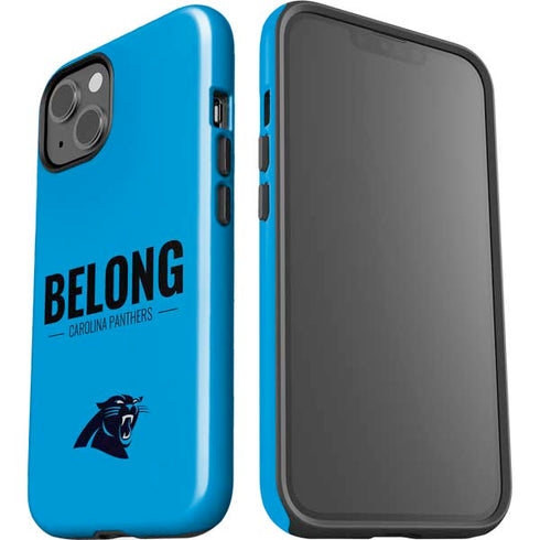 NFL Carolina Panthers Team Motto iPhone 15 Plus Impact Case