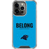 NFL Carolina Panthers Team Motto iPhone 15 Pro Clear Case