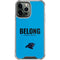 NFL Carolina Panthers Team Motto iPhone 14 Pro Max Clear Case