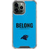 NFL Carolina Panthers Team Motto iPhone 14 Pro Max Clear Case