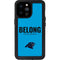 NFL Carolina Panthers Team Motto iPhone 14 Pro Max Waterproof Case