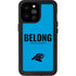 NFL Carolina Panthers Team Motto iPhone 14 Pro Max Waterproof Case