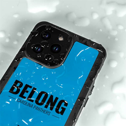 NFL Carolina Panthers Team Motto iPhone 14 Pro Max Waterproof Case