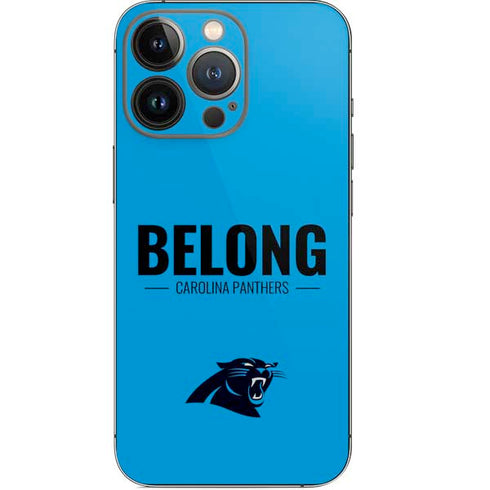 NFL Carolina Panthers Team Motto iPhone 15 Pro Skin