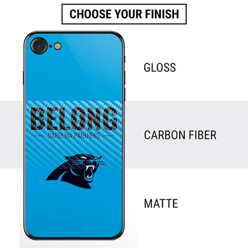 NFL Carolina Panthers Team Motto iPhone SE (2nd & 3rd Gen) Skin