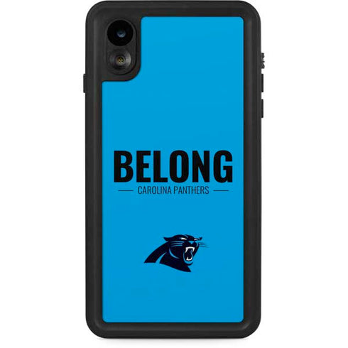 NFL Carolina Panthers Team Motto iPhone XR Waterproof Case
