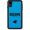 NFL Carolina Panthers Team Motto iPhone XR Waterproof Case