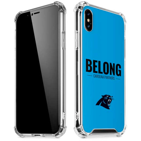 NFL Carolina Panthers Team Motto iPhone XS Max Clear Case