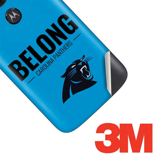 NFL Carolina Panthers Team Motto Moto E5 Play Skin