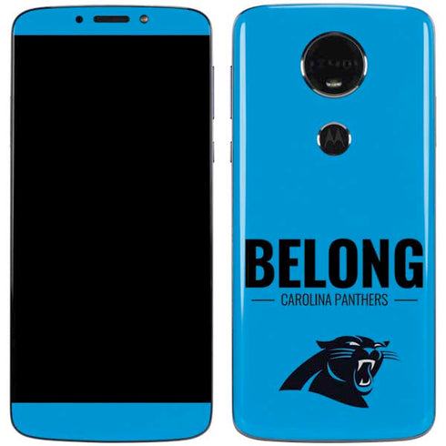 NFL Carolina Panthers Team Motto Moto E5 Plus Skin