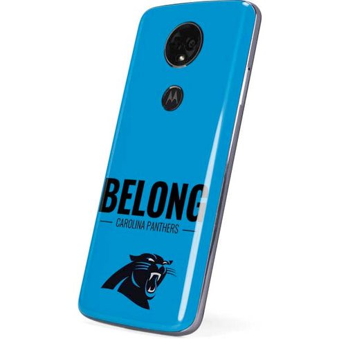 NFL Carolina Panthers Team Motto Moto E5 Plus Skin