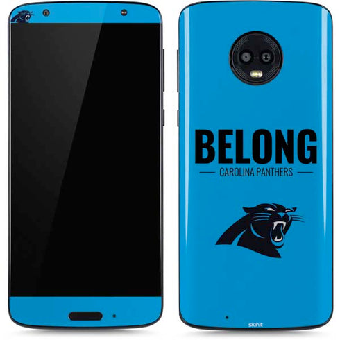 NFL Carolina Panthers Team Motto Moto G6 Skin