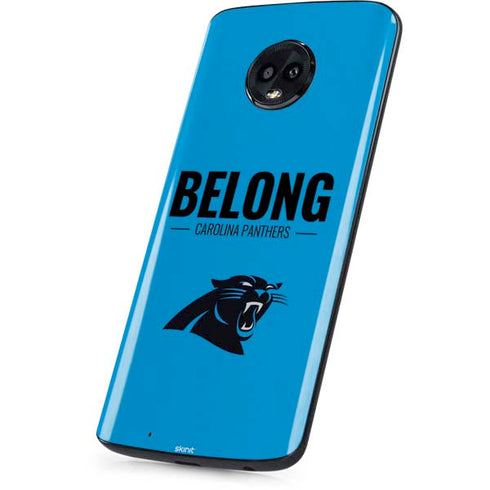 NFL Carolina Panthers Team Motto Moto G6 Skin
