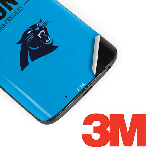 NFL Carolina Panthers Team Motto Moto G6 Skin