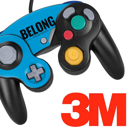 NFL Carolina Panthers Team Motto Nintendo GameCube Controller Skin