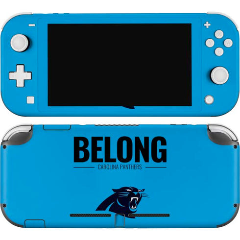 NFL Carolina Panthers Team Motto Nintendo Switch Lite Skin