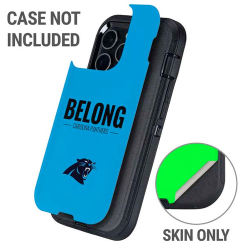 NFL Carolina Panthers Team Motto Otterbox Defender iPhone Skin